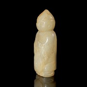 Carved jade figurine ‘Character’, Qing dynasty