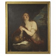 19th century Flemish school ‘Penitent Magdalene’