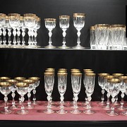 Bohemian crystal glassware 