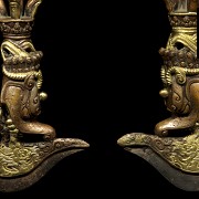 Pair of vajra swords, Qing dynasty, Qianlong