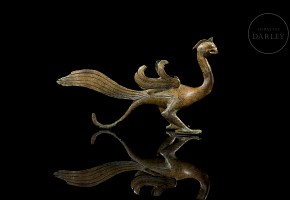 Bronze figure ‘Phoenix Bird’, Qing dynasty