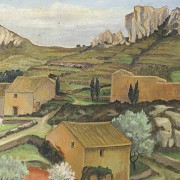 J. M. B. (20th century) ‘Rural landscape’