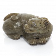 Chinese jade dog, Qing dynasty - 7