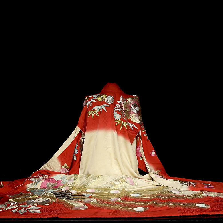 Kimono japonés de dama, finales s.XX - 6