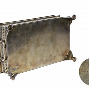 Silver jewelery box, van Arcken and Co, law 935