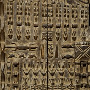 Dogon wooden door, Mali, 20th century