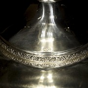 Spanish silver tureen ‘Swans’, 20th century