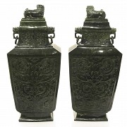 Pair of large vases, 20th century