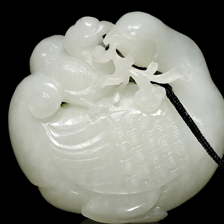 White jade figure 