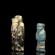 Two figurative pendants, Han style