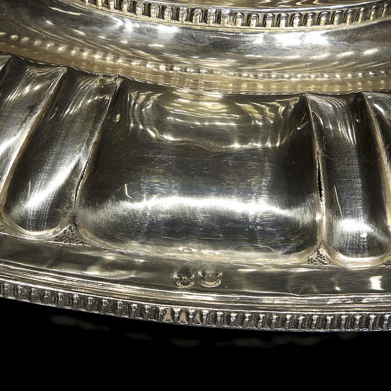 Silver tureen ‘Deer’, 20th century