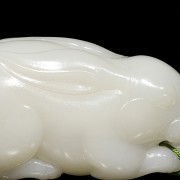 Colgante de jade blanco 