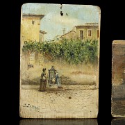 Santiago Satorre Botella (19th century) ‘Pair of planks’