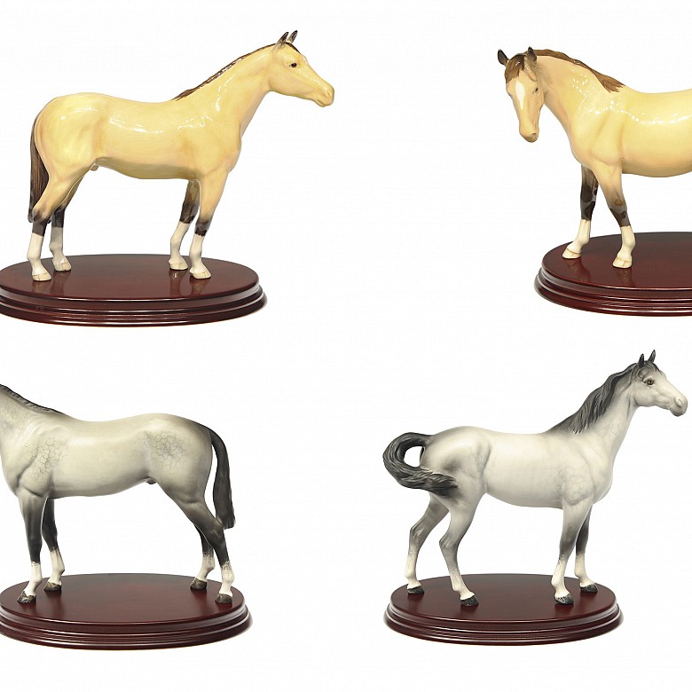 Cuatro caballos England Beswick Porcelain