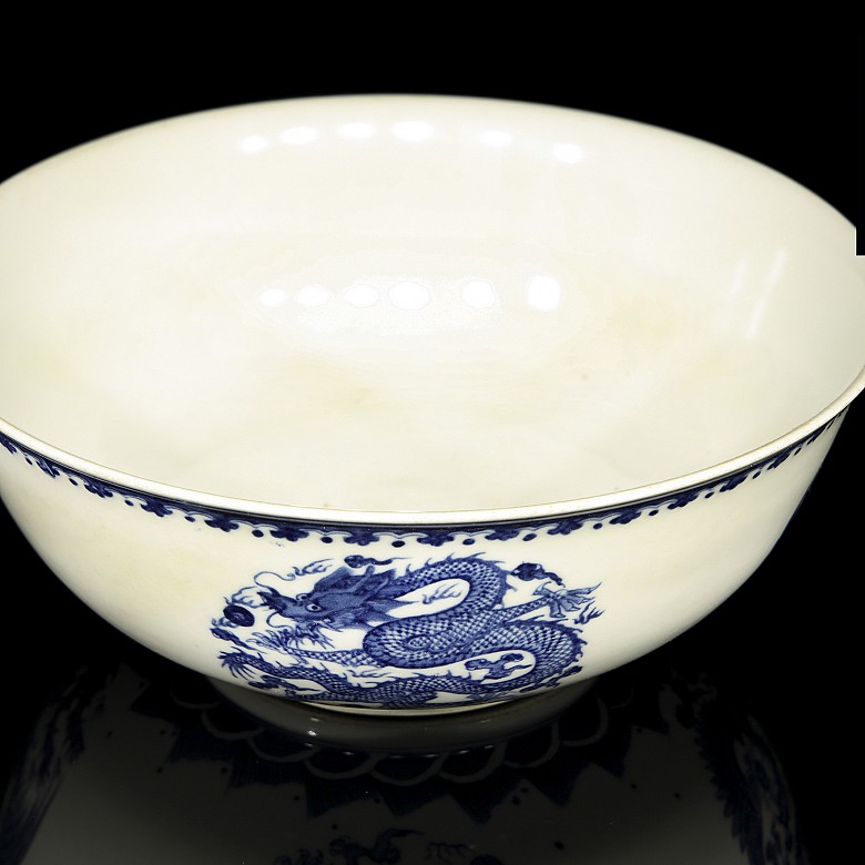 A large bowl 