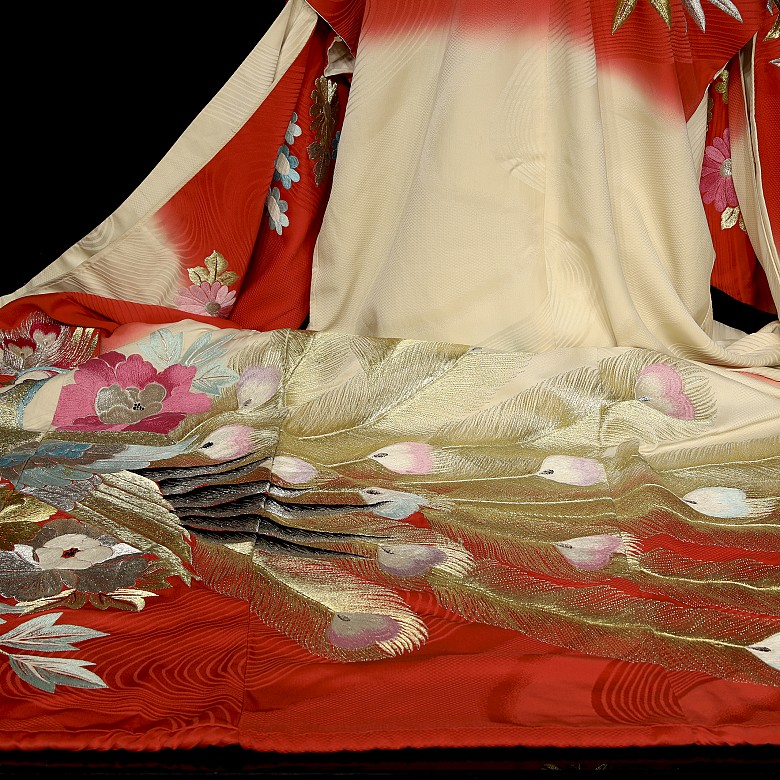 Kimono japonés de dama, finales s.XX - 7