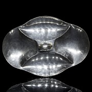 Silver tray, 20th century