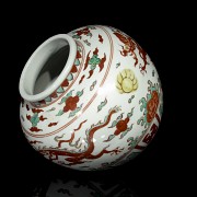 Porcelain vase with dragon, with Jiajing-Ming mark