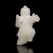 Carved jade pendant, 20th century