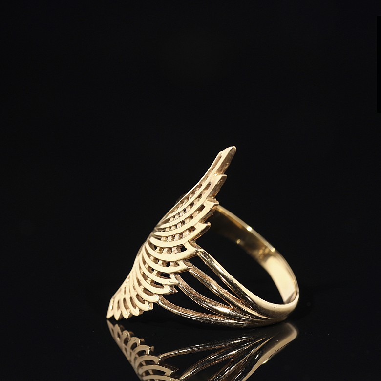 Anillo de oro amarillo de 14 k