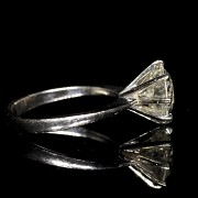 Solitaire antique cut with 3 ct diamond