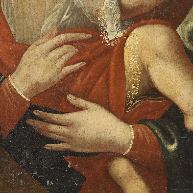 Virgen María y niño Jesús, s.XVIII-XIX