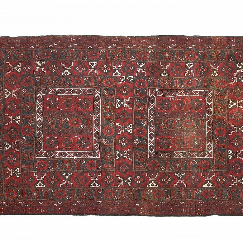 Turkaman woollen carpet, 20th century