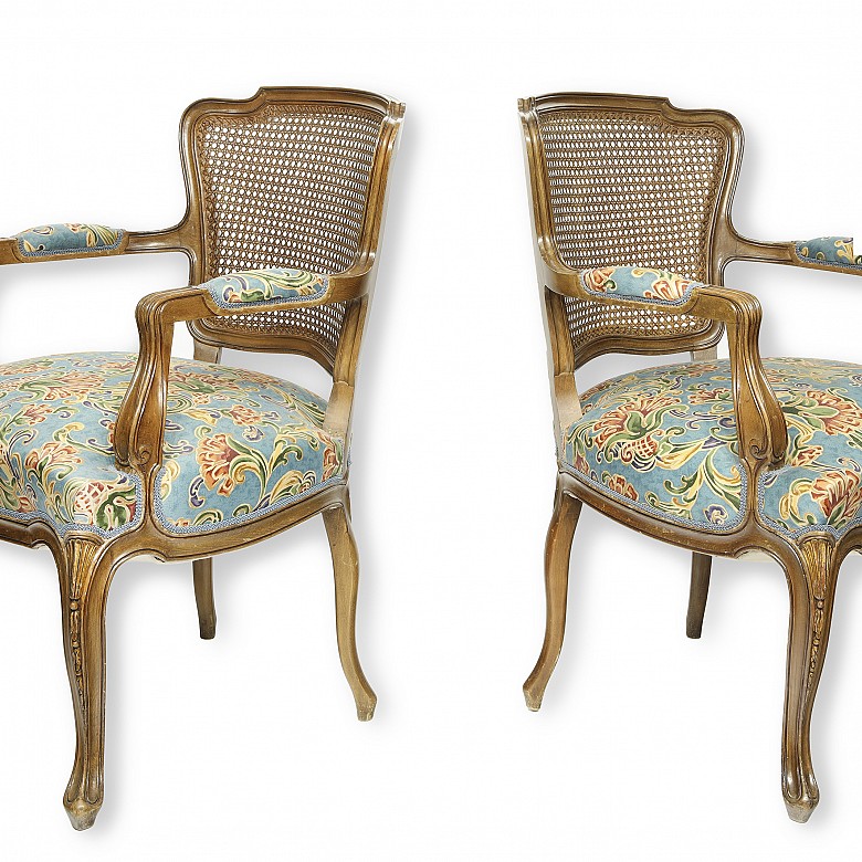 Pair of armchairs, 20th century