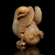 Jade carving ‘Goose’, Han dynasty