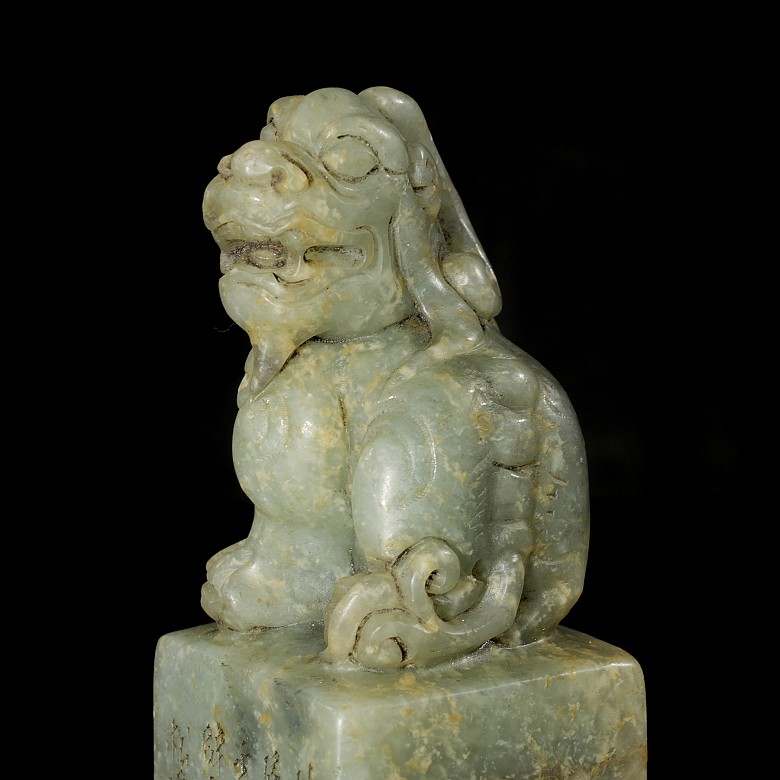 Shoushan ‘Mythical Beast’ stone seal, Qing dynasty