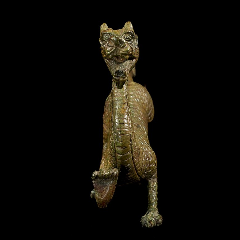 Bronze figurine ‘Dragon’, Qing dynasty