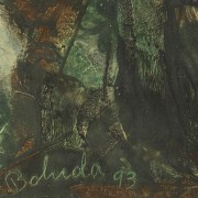 Boluda (20th century) ‘Two green compositions’ - 3