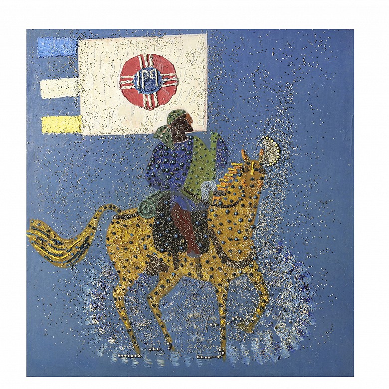 Anonymous (20th century) ‘Blue rider’