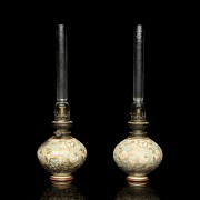 Doulton & Slaters Patent ‘Pair of quinqués’, 20th century