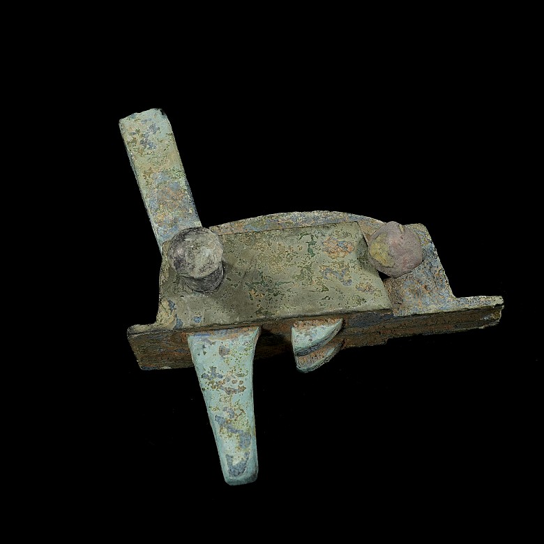 Bronze crossbow mechanism, Han dynasty