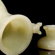 Hetian ‘Tigers’ jade vase, Qing dynasty