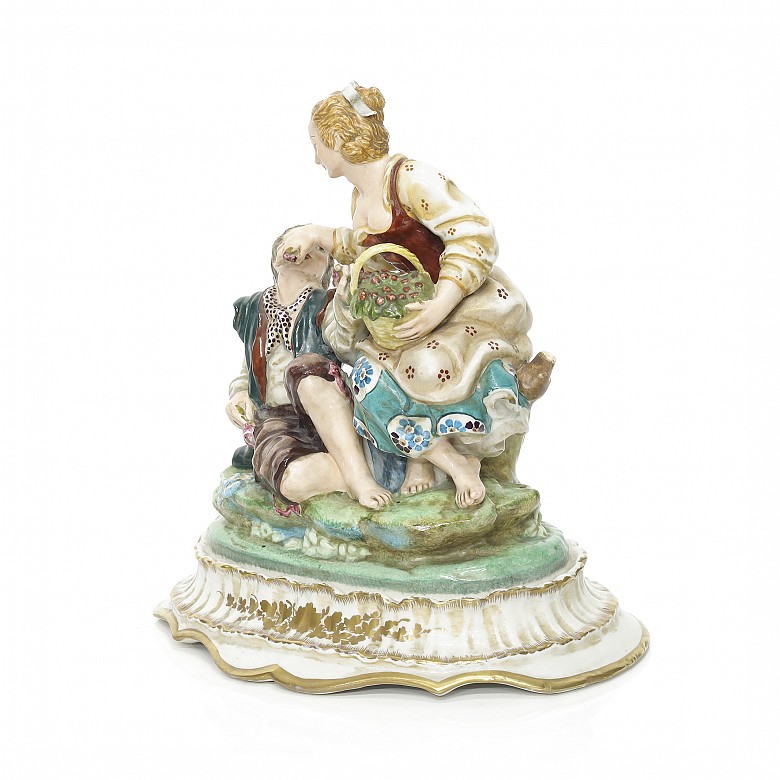 Figura de porcelana alemana, S.XX