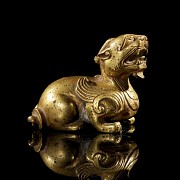 Gilt-bronze ‘Winged Beast’ figurine, Qing dynasty