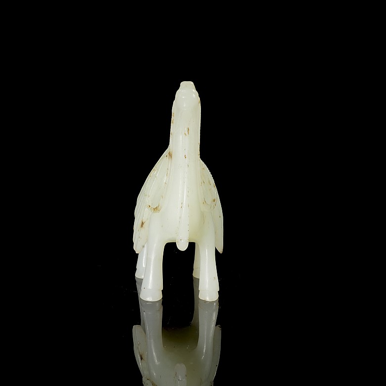 Carved jade figurine ‘Camel’, Qing dynasty