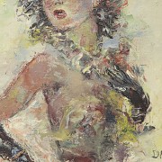 Louis Dazza (20th century) ‘Portrait of a young woman’ - 2