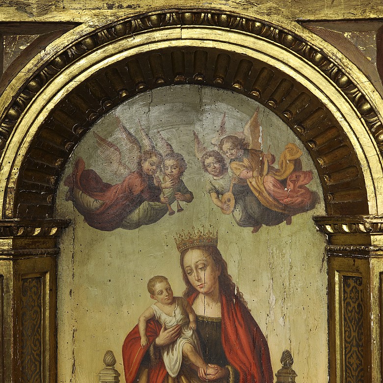 Altarpiece ‘Virgin Mary with the Child Jesus’, 19th century