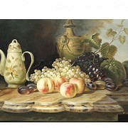 R. Bernard (20th century) ‘Still life with fruit’