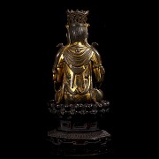 Buddha “Vairocana” of golden bronze, Ming dynasty