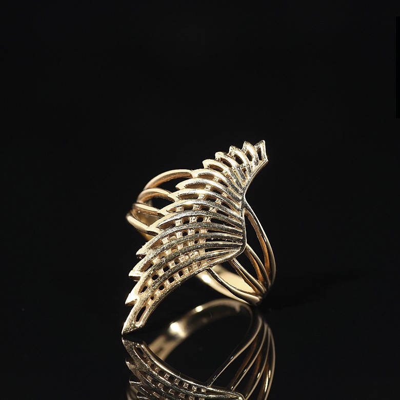 Anillo de oro amarillo de 14 k