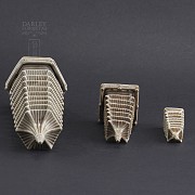 Tres pagodas de cerámica - 4