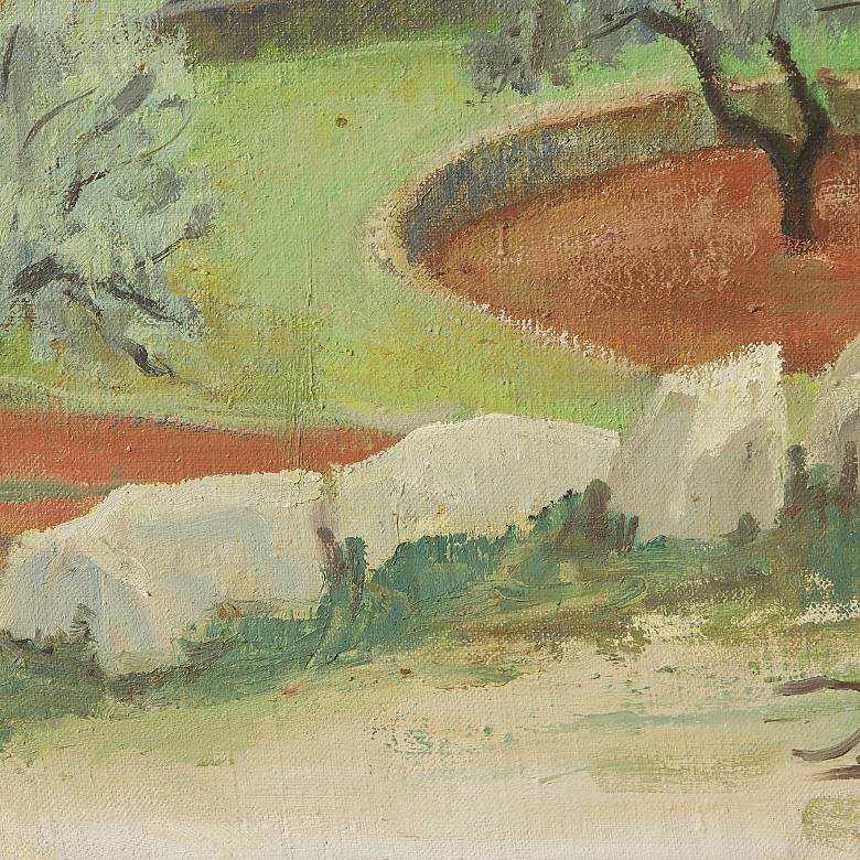 J. M. B. (20th century) ‘Rural landscape’