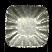 Three square silver ‘Villa’ trays, 20th century