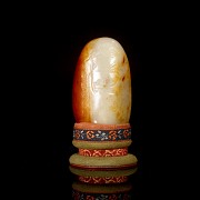 Jade carving ‘Lake and poem’, Qing dynasty