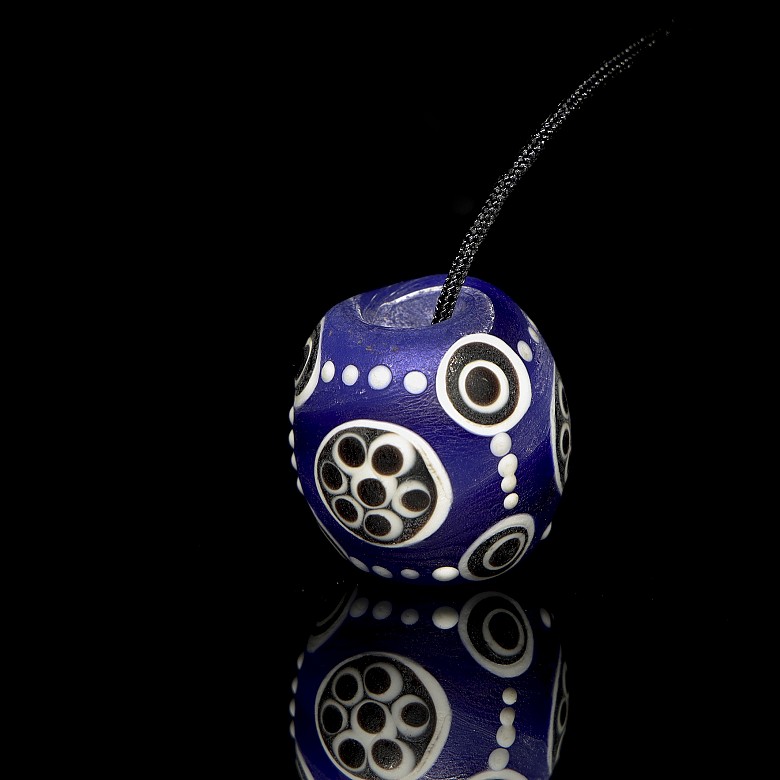 Enamel bead, Warring States period