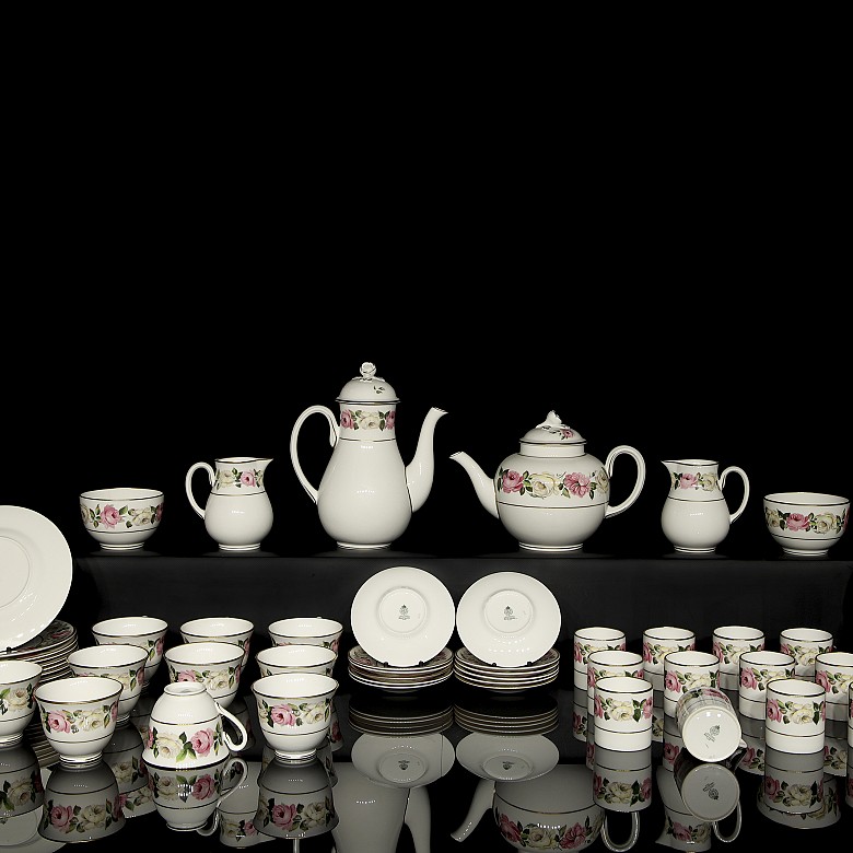 Tea and coffee set, Royal Worcester, 20th century